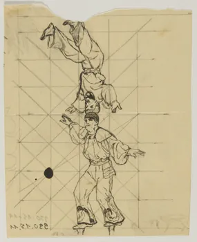 dessin Equilibristes 1990.15.11  Photo