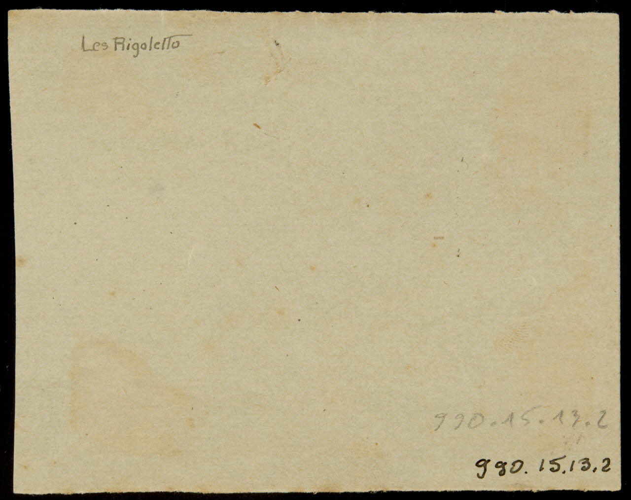 dessin Les Rigoletto 1990.15.13.2 Photo