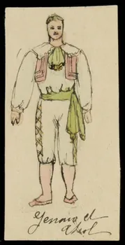 dessin Homme de cirque 1990.15.19  Photo