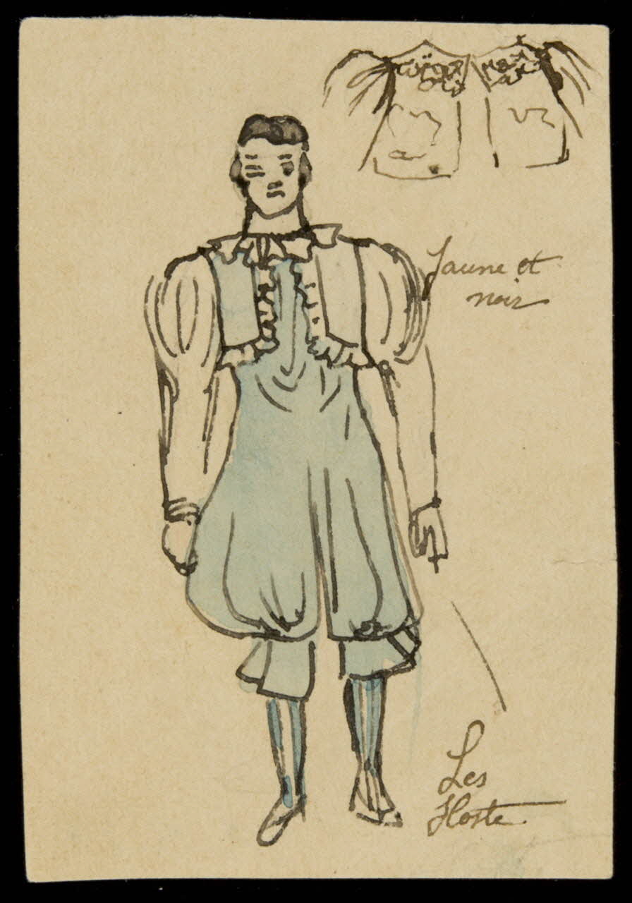 dessin Les Hostes. 1990.15.21 Photo