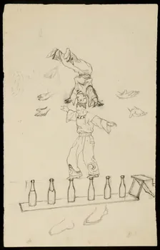 dessin Equilibristes 1990.15.8  Photo