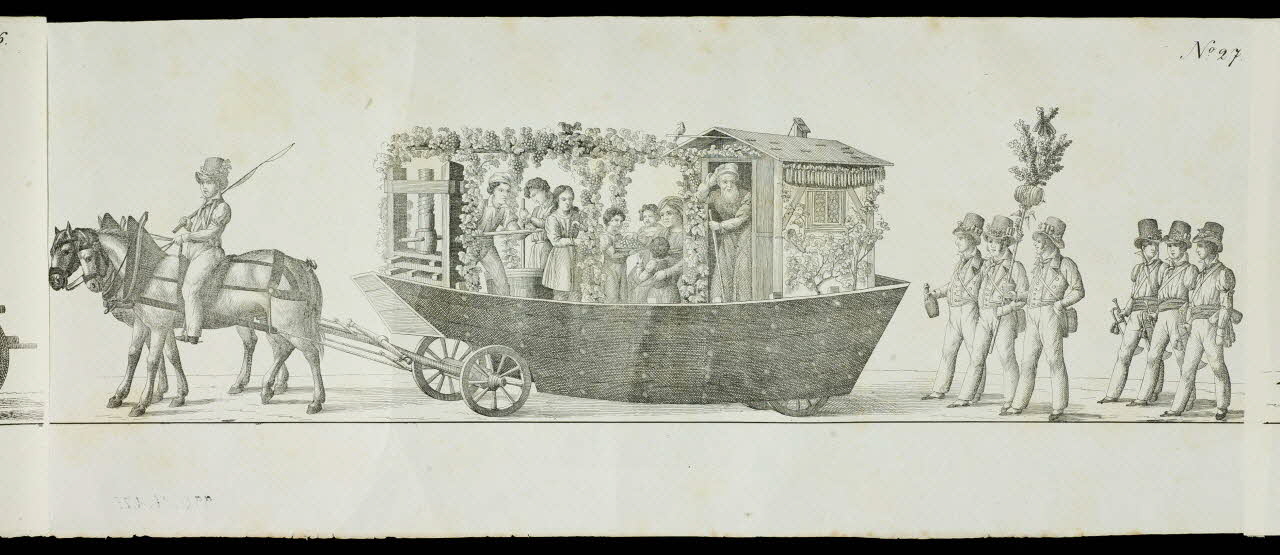 estampe Défilé pour les vendanges 1990.16.1.27 Photo