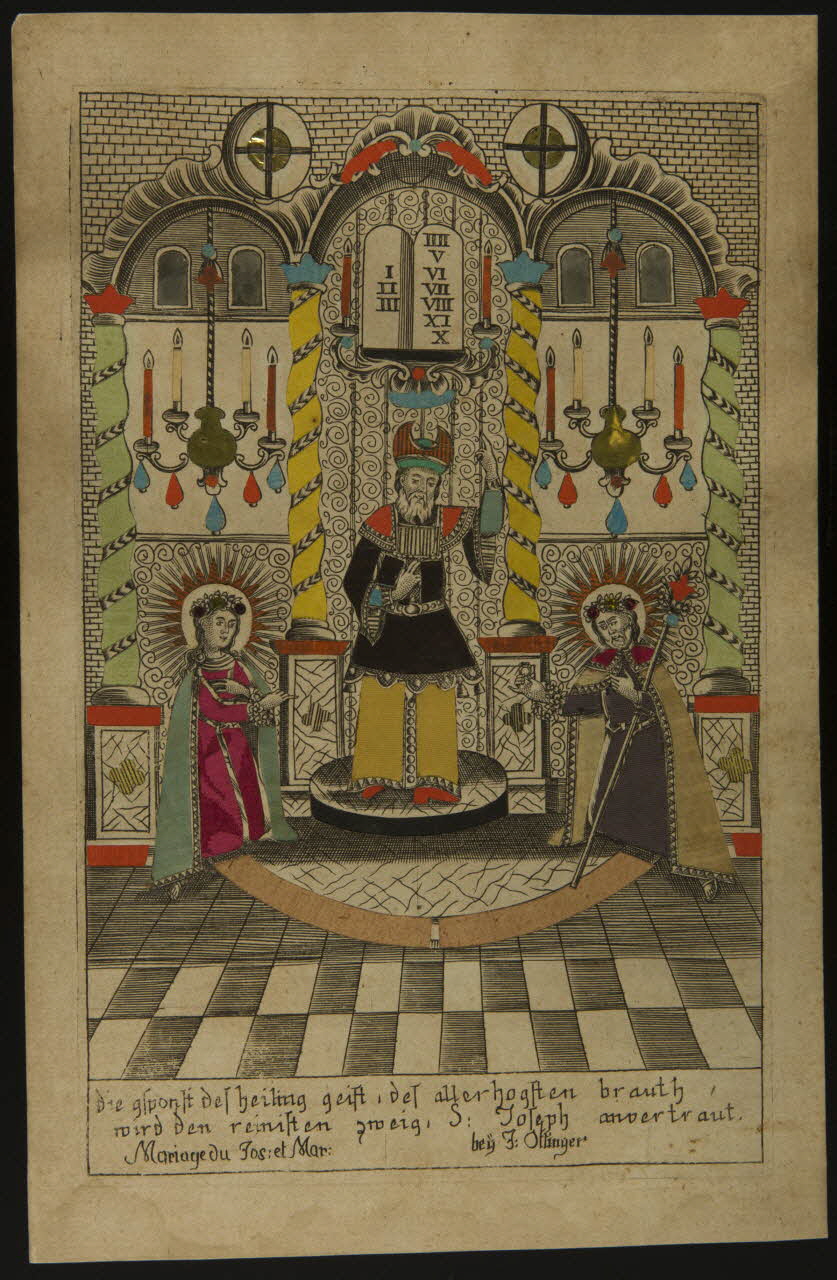 estampe Mariage du Jos et Mar 1990.26.102 Photo