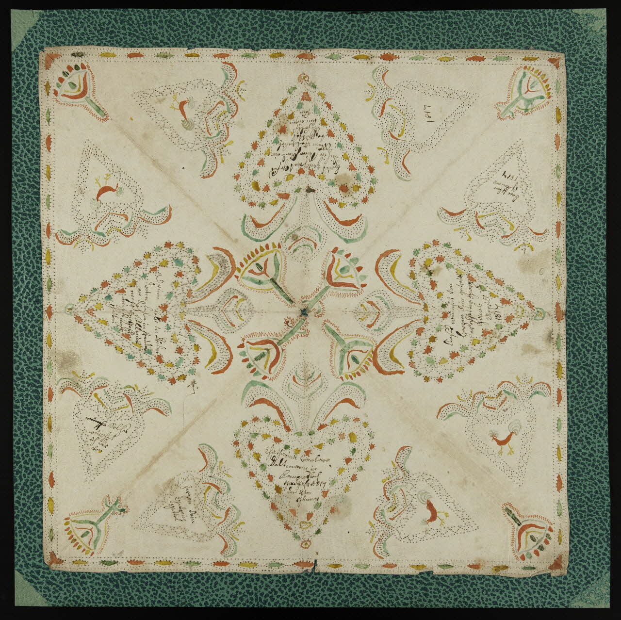 lettre de baptême Dentelle de papier 1990.26.87 Photo