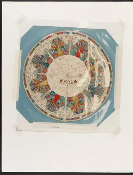 lettre de baptême Dentelle de papier 1990.26.90 Photo