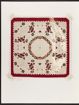 lettre de baptême Dentelle de papier 1990.26.96 Photo
