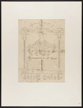 lettre de baptême Assomption de la Ste Vierge 1990.26.98 Photo