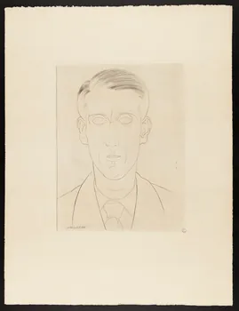 estampe Portrait d'homme en buste 1990.37.2 Photo