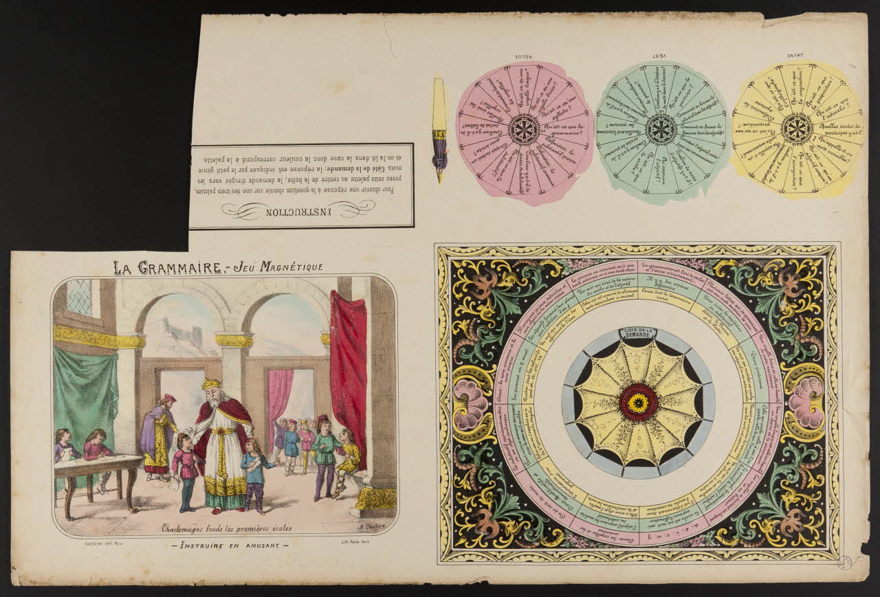 jeu de société LA GRAMMAIRE - JEU MAGNETIQUE 1990.39.102 Photo