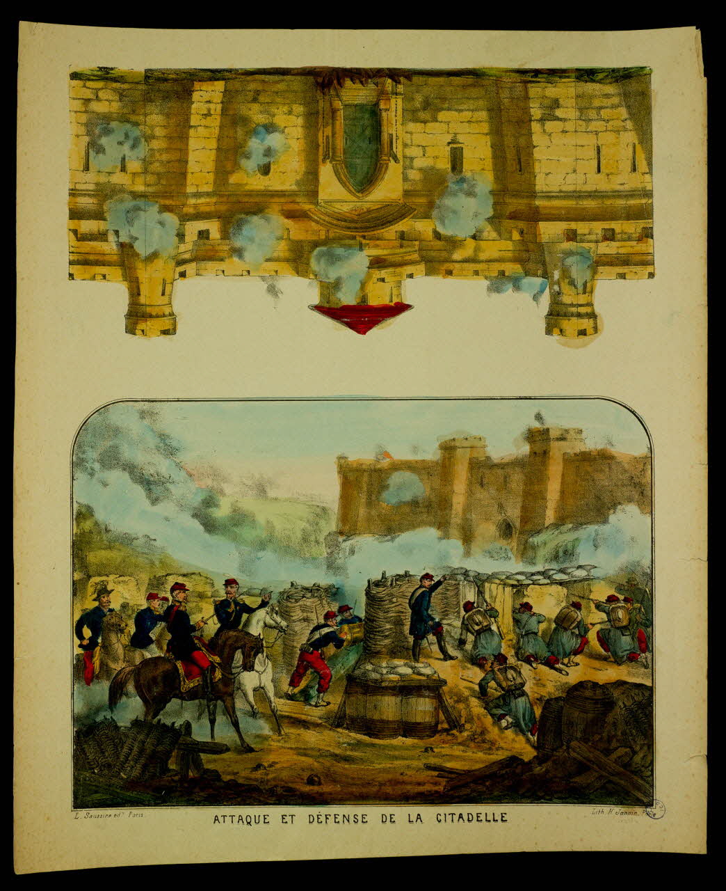 jeu de société ATTAQUE ET DEFENSE DE LA CITADELLE 1990.39.104 Photo