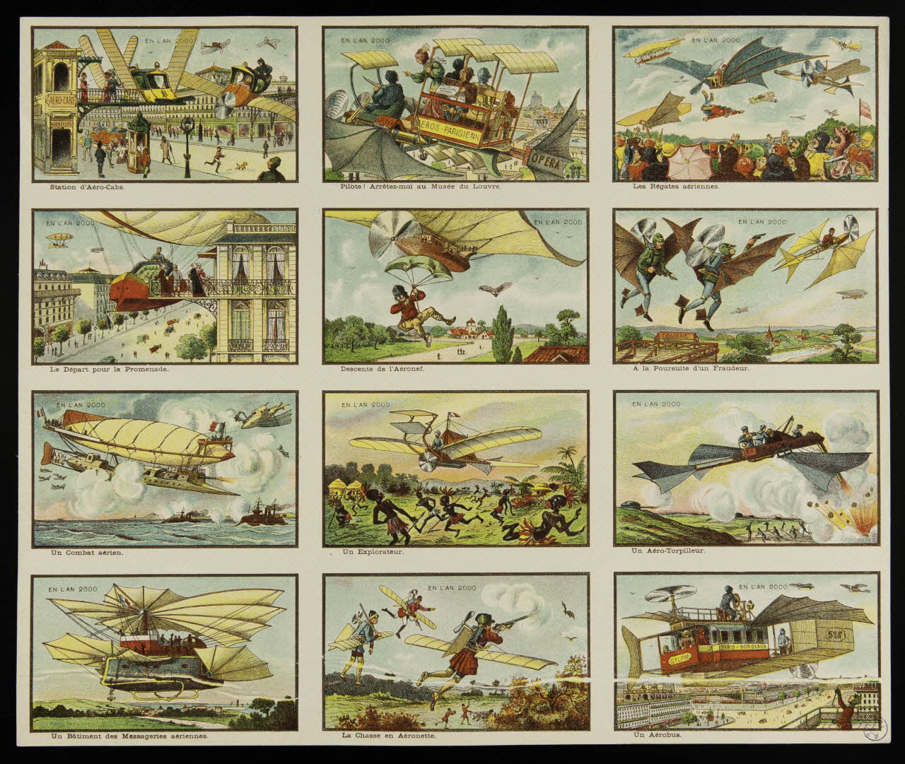 à compartiments (4x3) EN L'AN 2000 1990.39.110 Photo