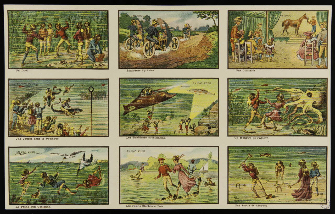 à compartiments (3x3) EN L'AN 2000 1990.39.115 Photo