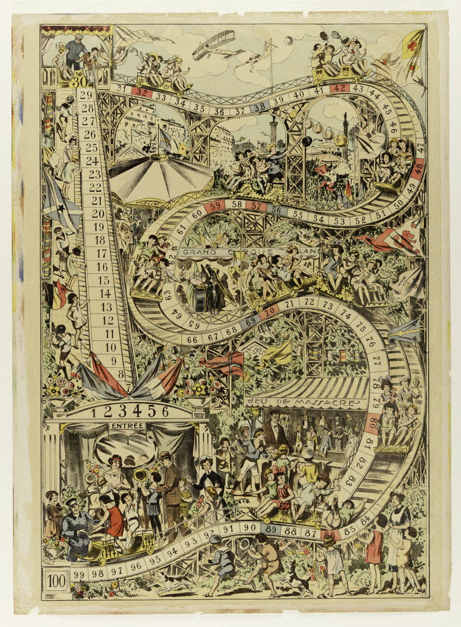 jeu de société Le jeu de la fête foraine 1990.39.2 Photo