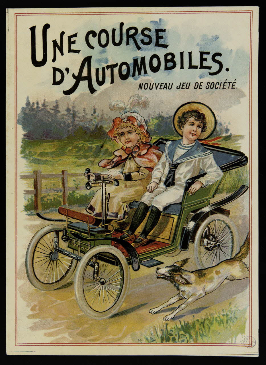 jeu de société UNE COURSE  D'AUTOMOBILES.  NOUVEAU JEU DE SOCIETE. 1990.39.30.2 Photo