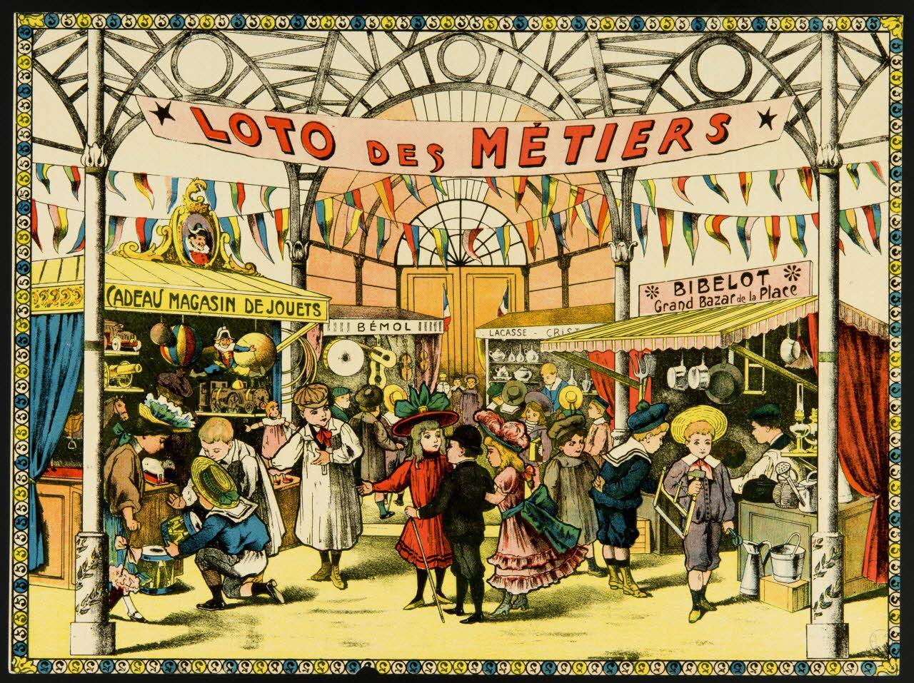 jeu de société LOTO DES METIERS 1990.39.38 Photo