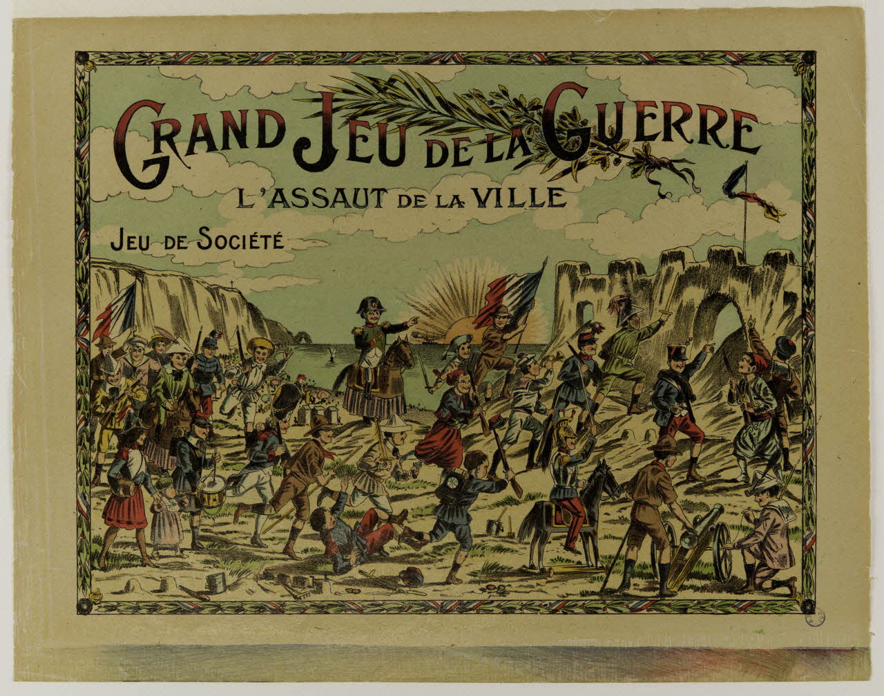 jeu de société GRAND JEU DE LA GUERRE  L'ASSAUT DE LA VILLE  JEU DE SOCIETE 1990.39.40 Photo