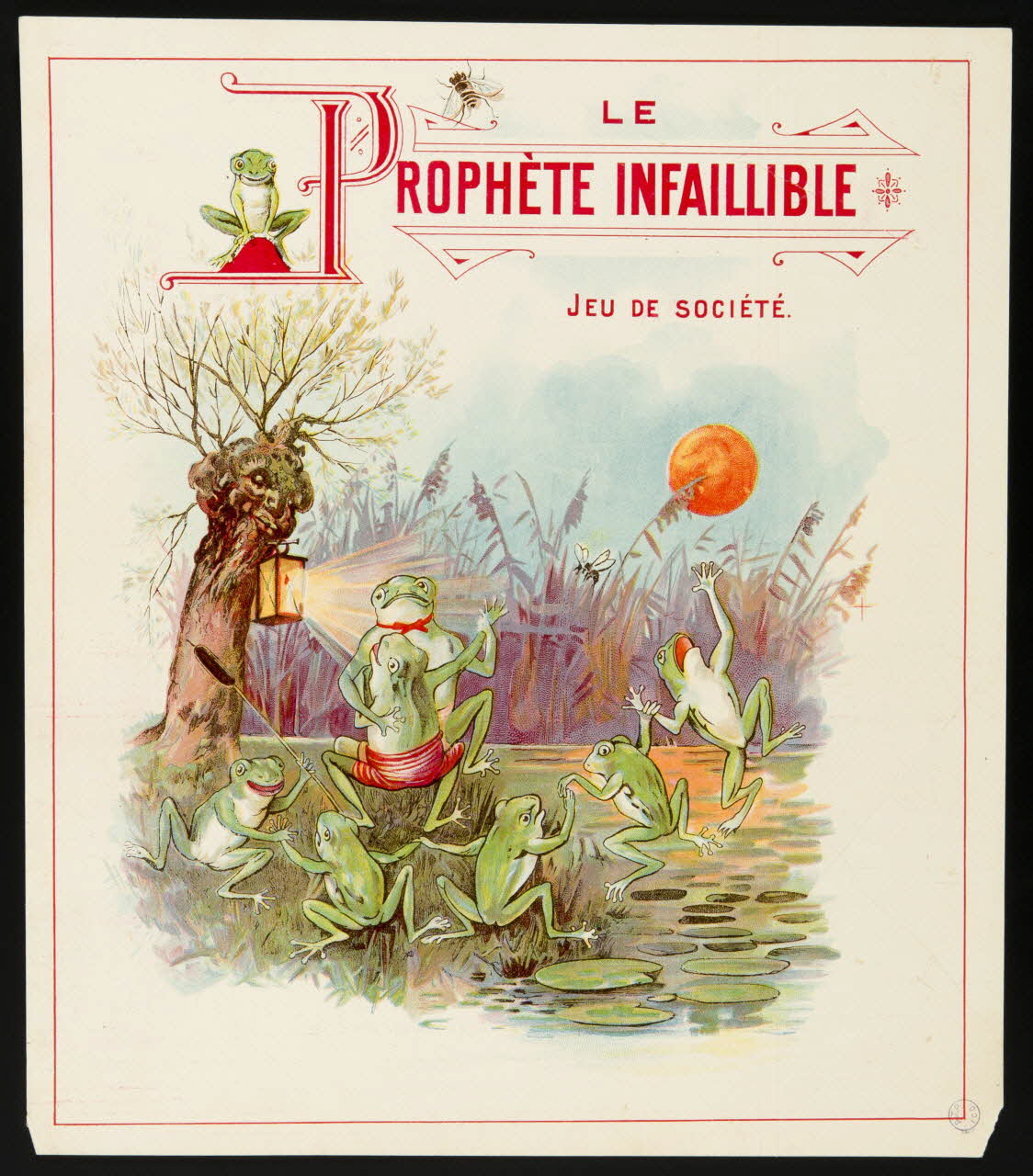 jeu de société LE  PHOPHETE INFAILLIBLE  JEU DE SOCIETE. 1990.39.71.1 Photo