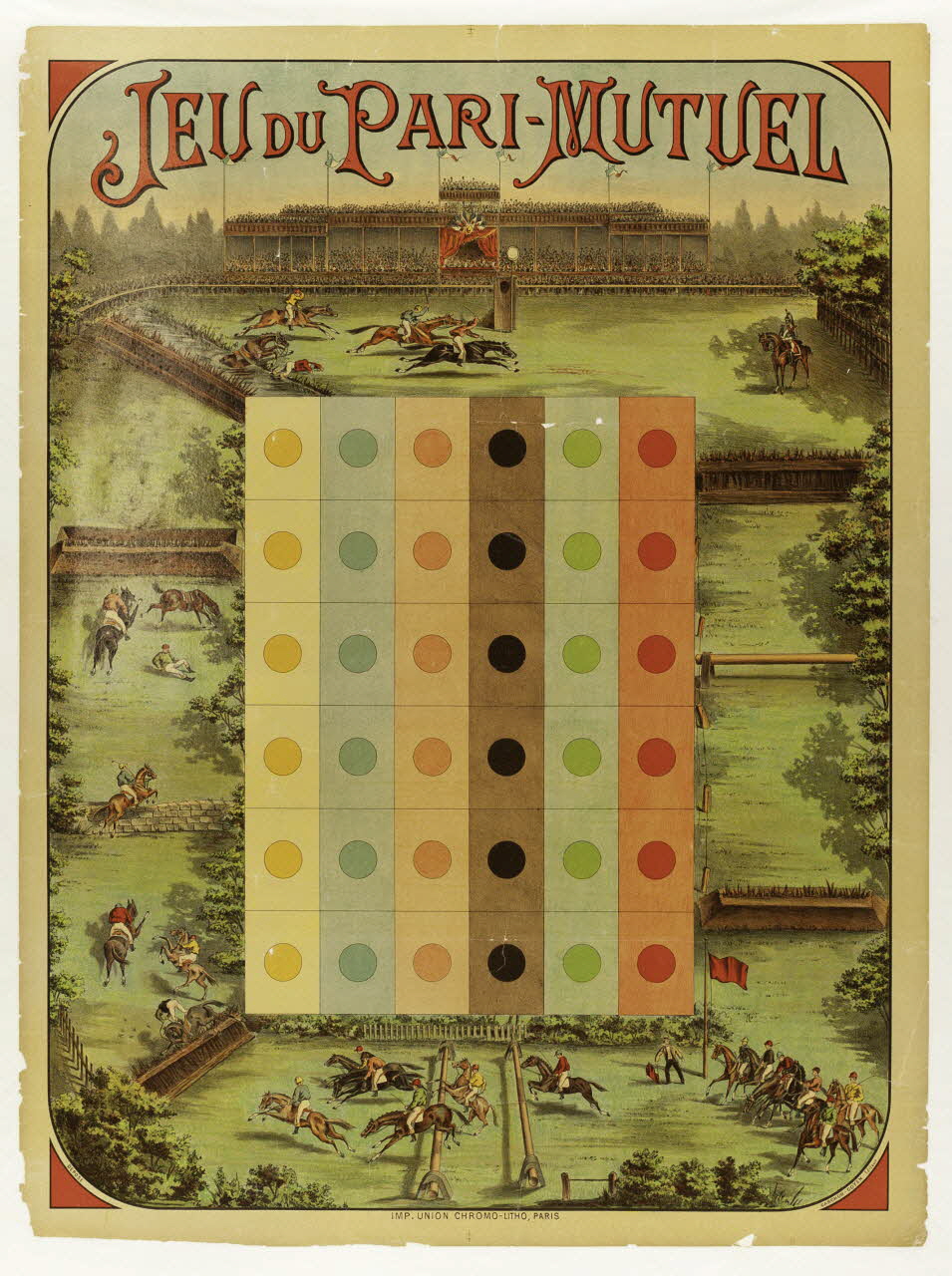 jeu de société JEU DU PARI-MUTUEL 1990.39.94 Photo