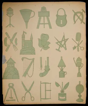 jeu Objets pour canevas 1990.39.95.1  Photo