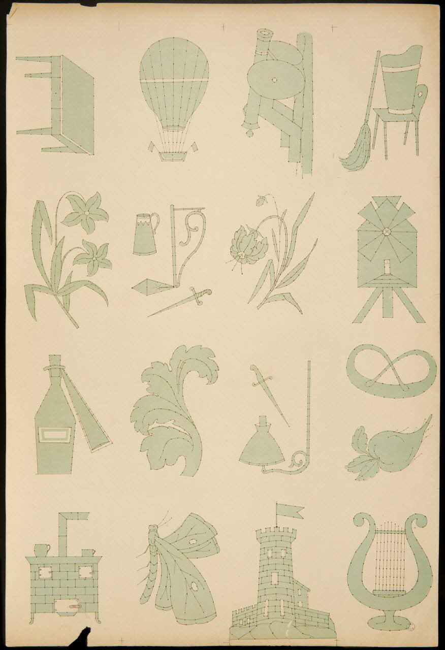 jeu Objets pour canevas 1990.39.95.2 Photo