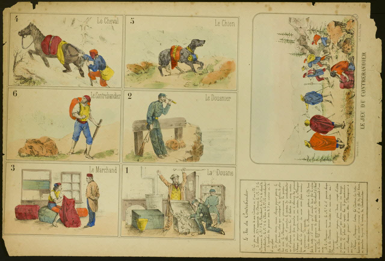 jeu de société LE JEU DU CONTREBANDIER 1990.39.98 Photo