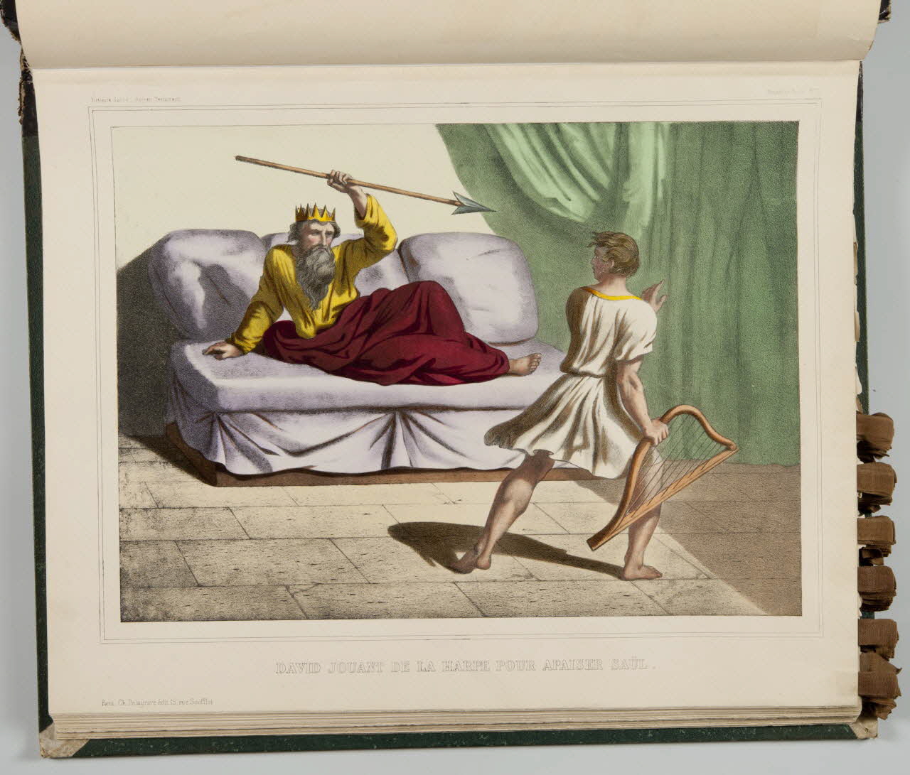 album DAVID JOUANT DE LA HARPE POUR APAISER SAÜL. 1990.4.1.37 Photo