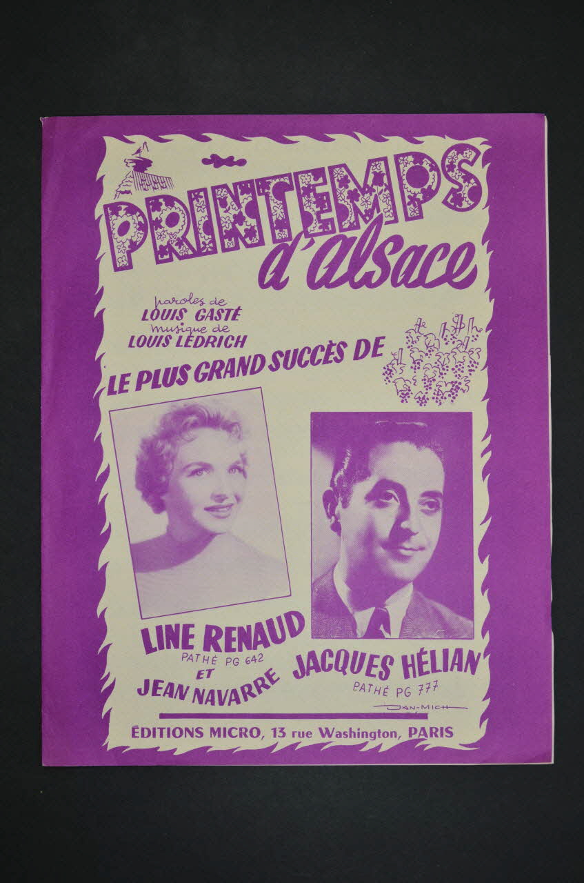 partition de musique petit format 1969.88.1077 Photo Mucem