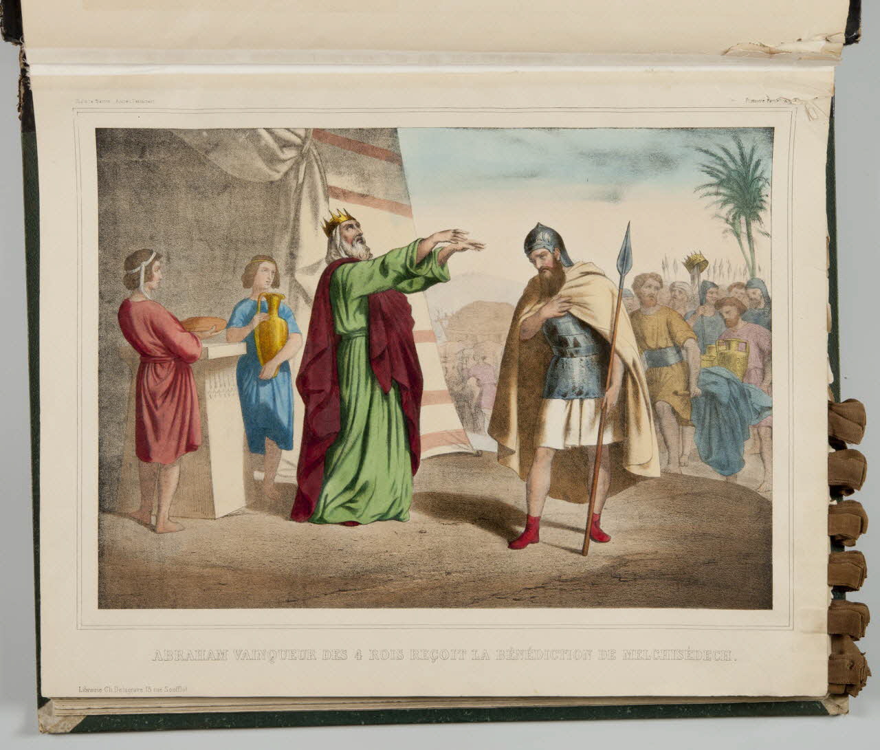 album ABRAHAM VAINQUEUR DES 4 ROIS RECOIT LA BENEDICTION DE MELCHISEDECH. 1990.4.1.8 Photo