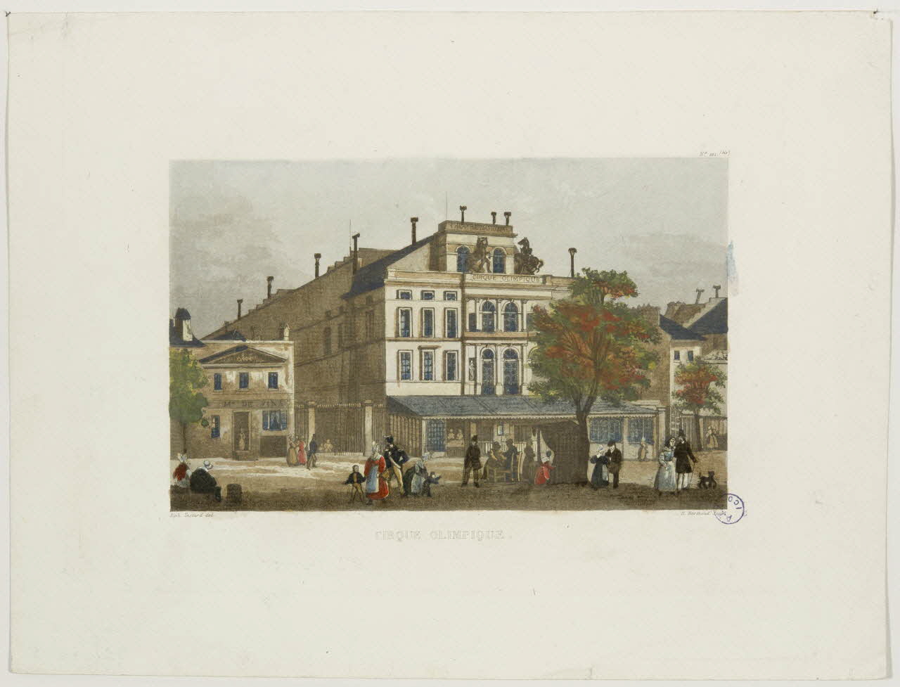 estampe CIRQUE OLIMPIQUE. 1990.40.15 Photo