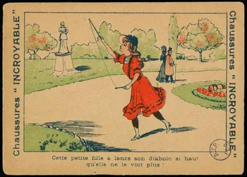 estampe Cette petite fille a lancé son diabolo si haut  qu'elle ne le voit plus 1990.40.8  Photo
