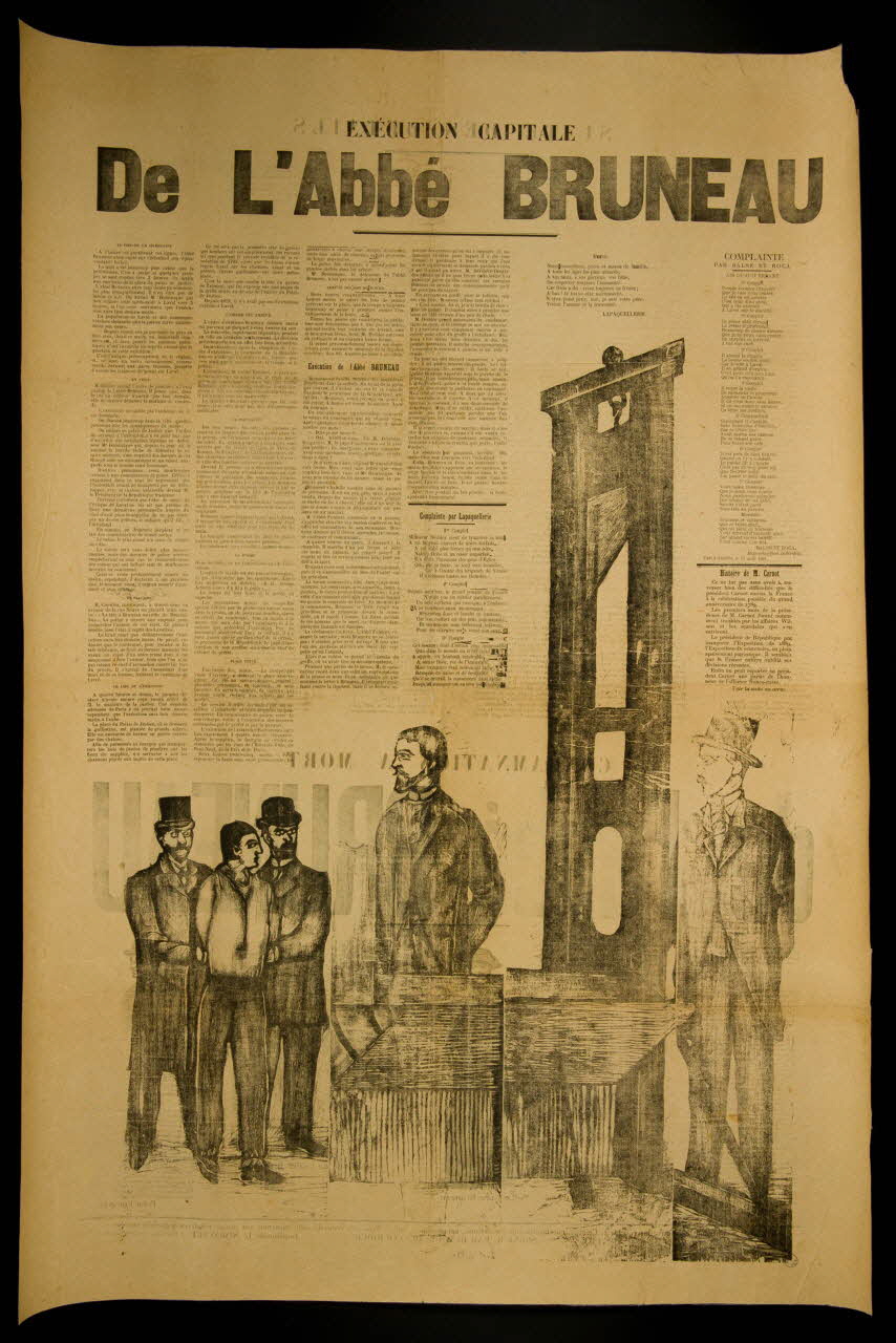 estampe EXECUTON CAPITALE  De L'Abbé BRUNEAU 1990.41.13 Photo