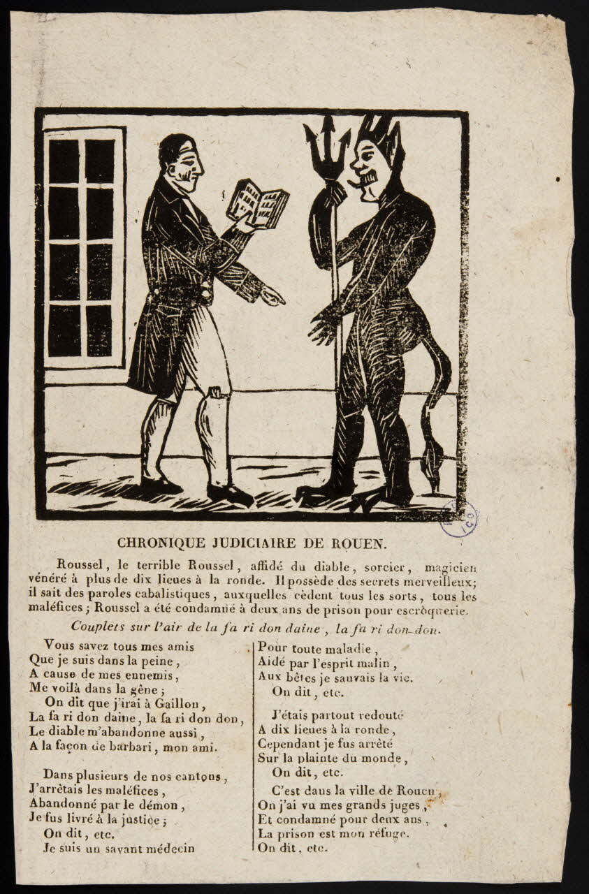 estampe CHRONIQUE JUDICIAIRE DE ROUEN. 1990.41.6 Photo