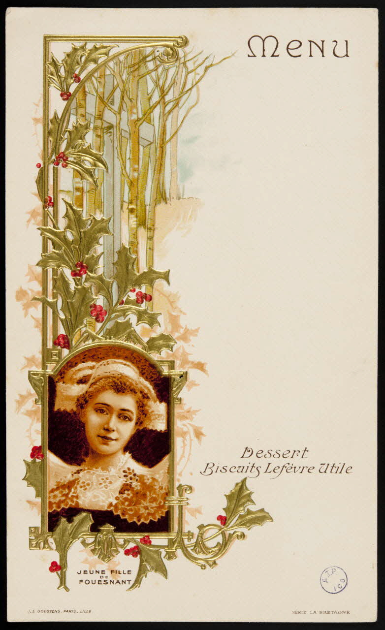 estampe JEUNE FILLE  DE  FOUESNANT 1990.50.1 Photo