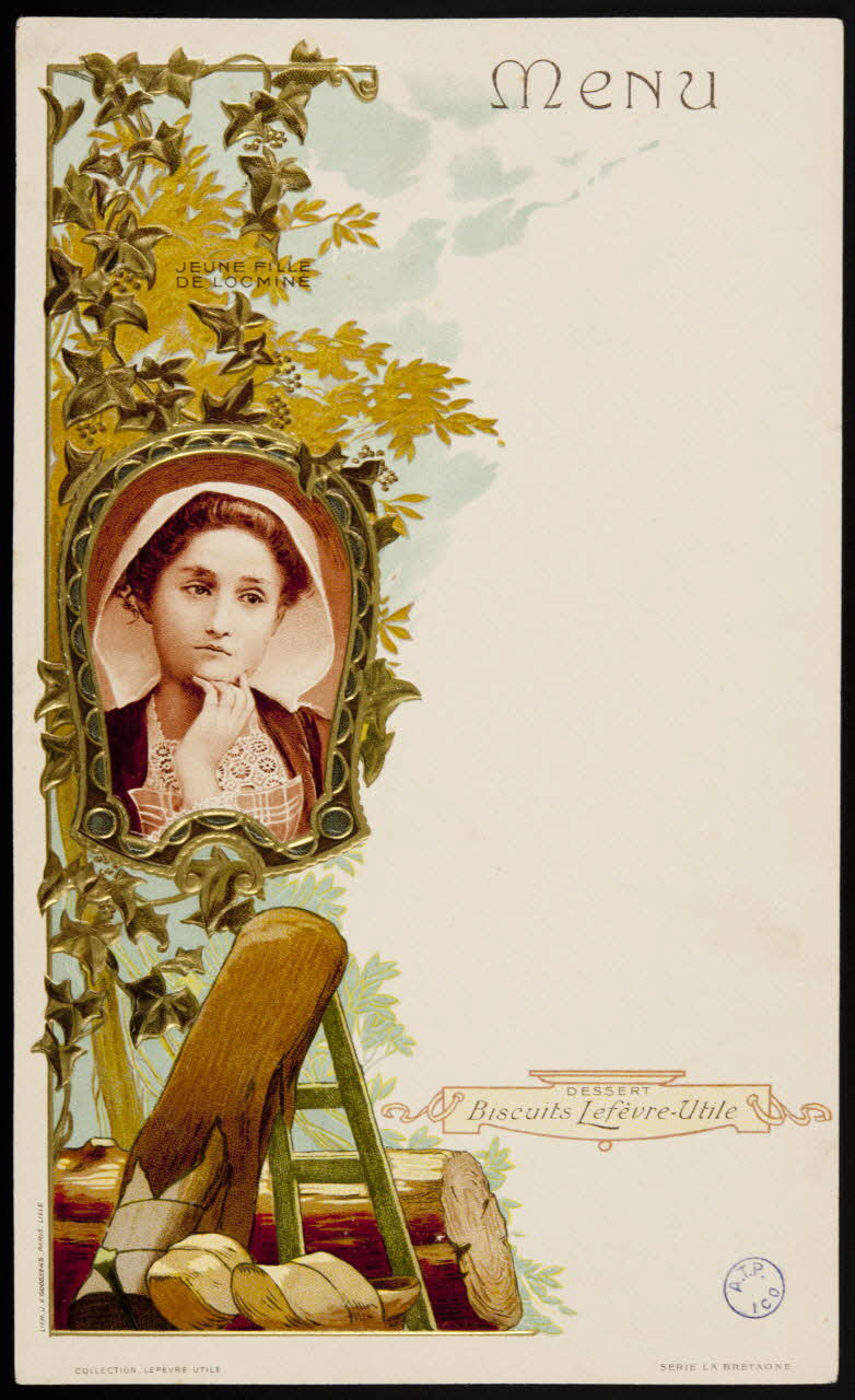 estampe JEUNE FILLE  DE LOCMINE 1990.50.10 Photo