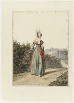 dessin Jeune fille de Bayeux 1990.59.115 Photo