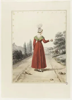dessin Jeune fille de Bayeaux 1990.59.116 Photo