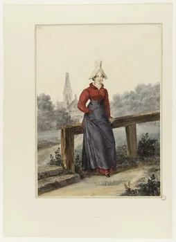 dessin Costume des environs de Dieppe 1990.59.117 Photo