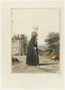 dessin Femme de Coutances en négligé. 1990.59.118 Photo