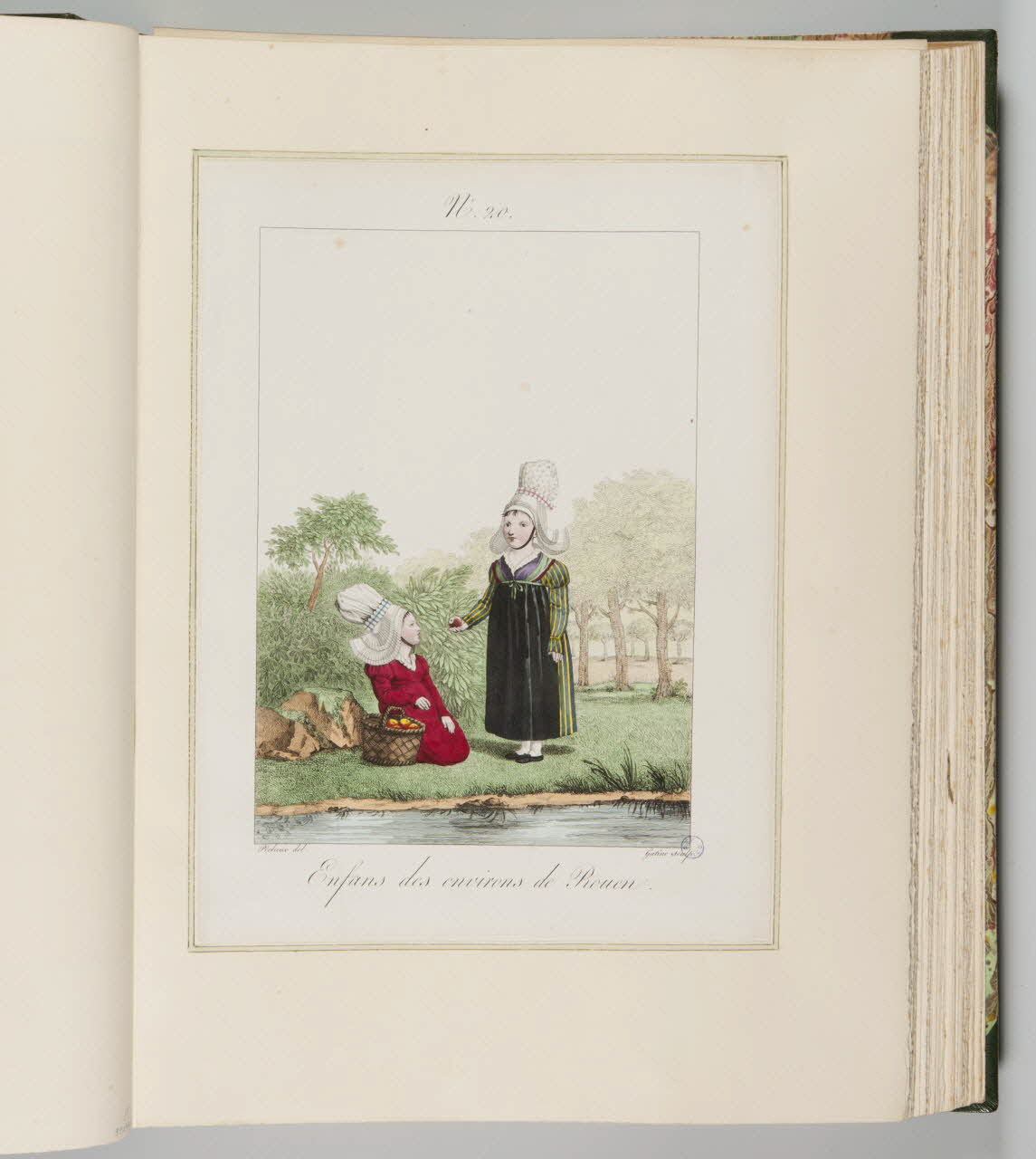 Benoît Pécheux ; Georges-Jacques Gatine ; Bernard Mancel élément d'ensemble Enfans des environs de Rouen. 1822-1832 1990.59.20 Photo