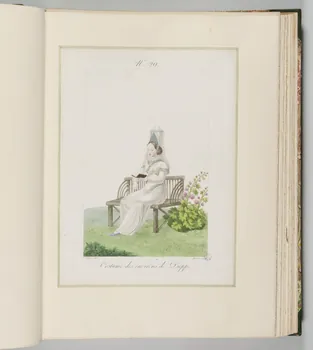 Benoît Pécheux ; Georges-Jacques Gatine ; Bernard Mancel élément d'ensemble Costume des environs de Dieppe. 1822-1832 1990.59.29 Photo