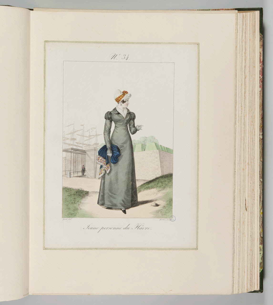 Louis-Marie Lanté ; Georges-Jacques Gatine ; Bernard Mancel élément d'ensemble Jeune personne du Hâvre. 1822-1832 1990.59.34 Photo