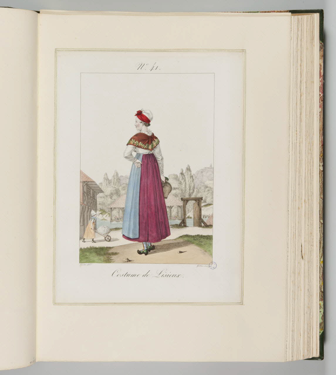 Louis-Marie Lanté ; Georges-Jacques Gatine ; Bernard Mancel élément d'ensemble Costume de Lisieux. 1822-1832 1990.59.41 Photo