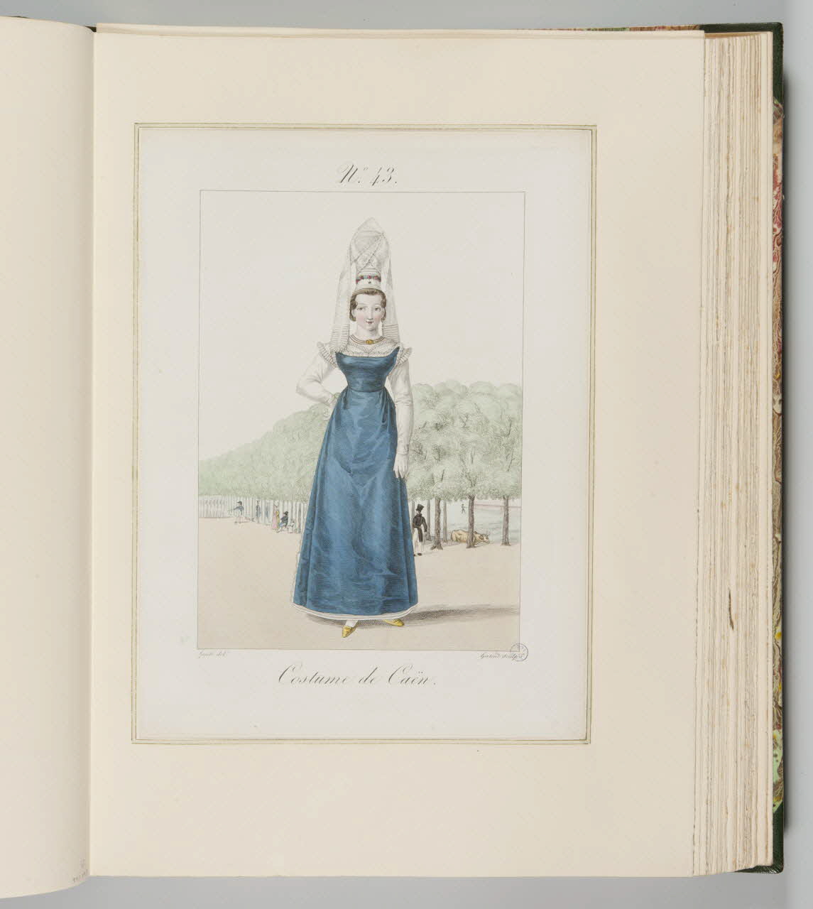 Benoît Pécheux ; Georges-Jacques Gatine ; Bernard Mancel élément d'ensemble Costume de Caën 1822-1832 1990.59.43 Photo