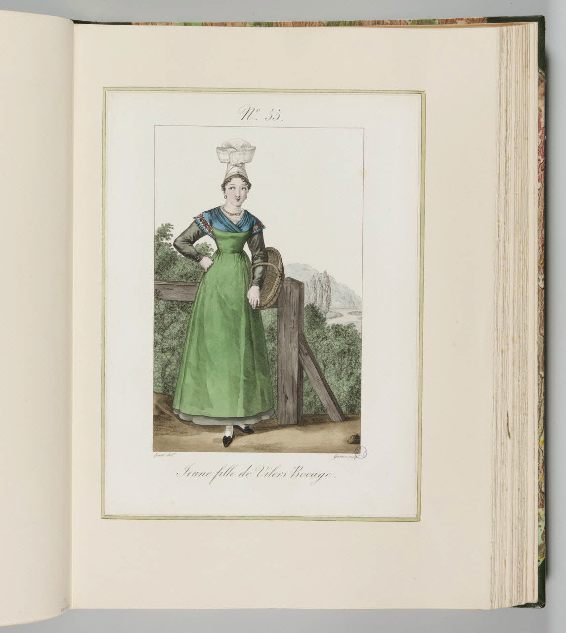 Louis-Marie Lanté ; Georges-Jacques Gatine ; Bernard Mancel élément d'ensemble Jeune fille de Vilers Bocage. 1822-1832 1990.59.55 Photo