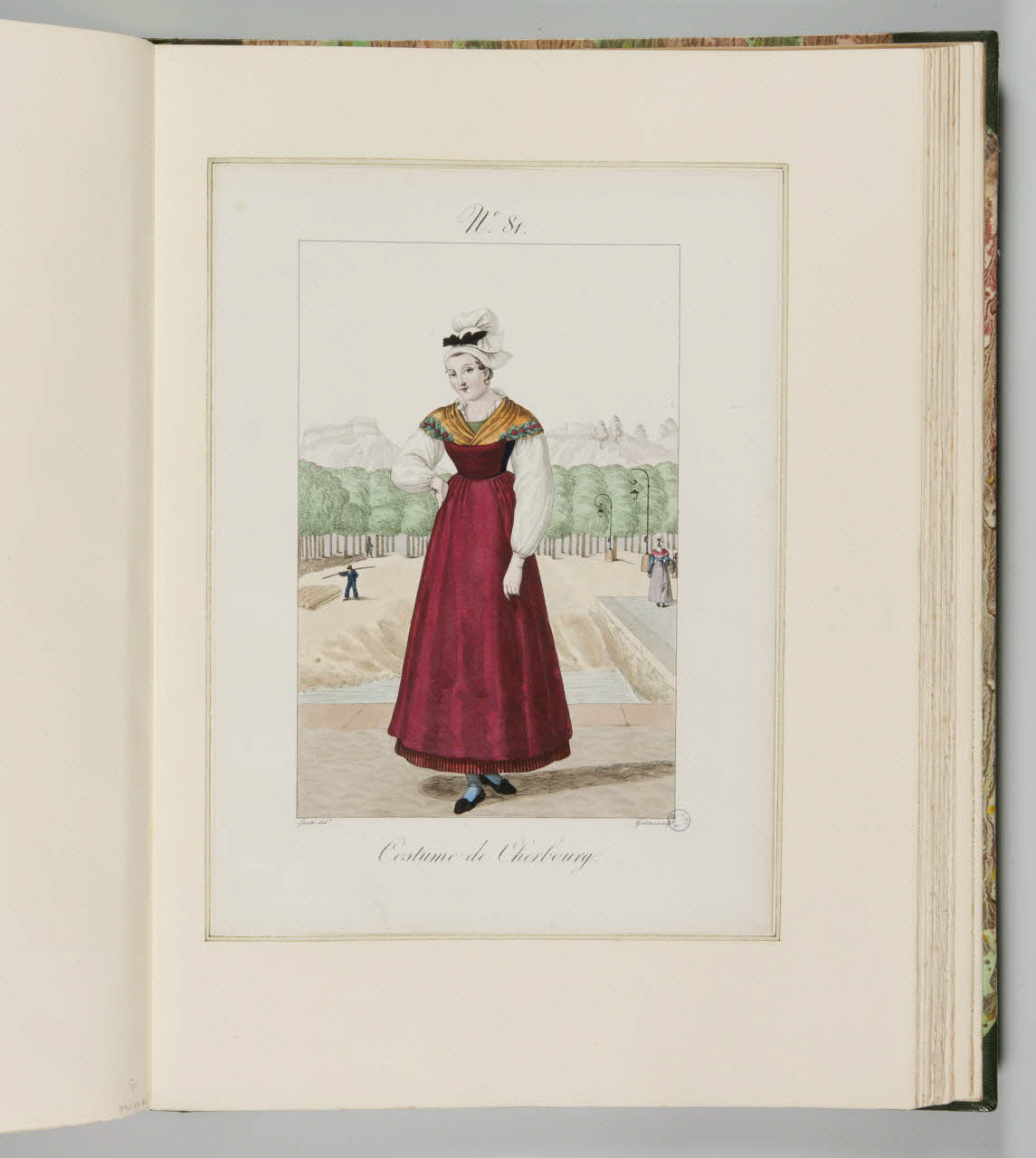 Louis-Marie Lanté ; Georges-Jacques Gatine ; Bernard Mancel élément d'ensemble Costume de Cherbourg. 1822-1832 1990.59.81 Photo