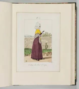 Louis-Marie Lanté ; Georges-Jacques Gatine ; Bernard Mancel élément d'ensemble Costume de Pont l'Evêque. 1822-1832 1990.59.87 Photo