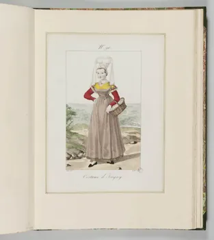 Louis-Marie Lanté ; Georges-Jacques Gatine ; Bernard Mancel élément d'ensemble Costume d'Isigny. 1822-1832 1990.59.90 Photo