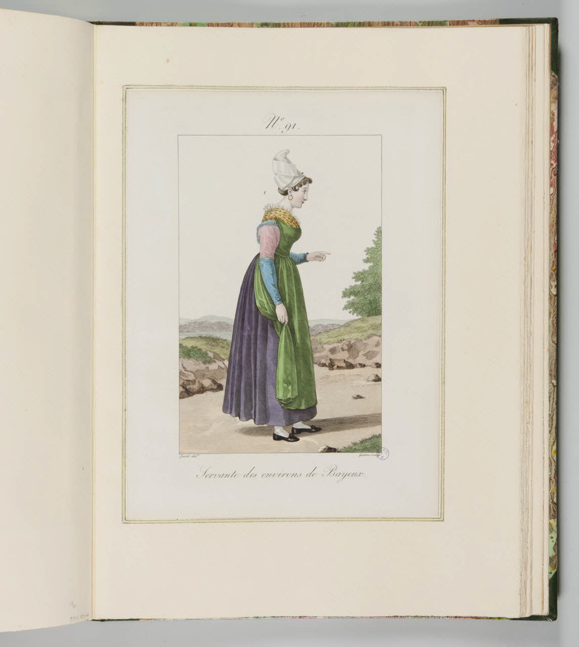 Louis-Marie Lanté ; Georges-Jacques Gatine ; Bernard Mancel élément d'ensemble Servante des environs de Bayeux. 1822-1832 1990.59.91 Photo