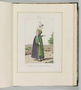 Louis-Marie Lanté ; Georges-Jacques Gatine ; Bernard Mancel élément d'ensemble Servante des environs de Bayeux. 1822-1832 1990.59.91 Photo
