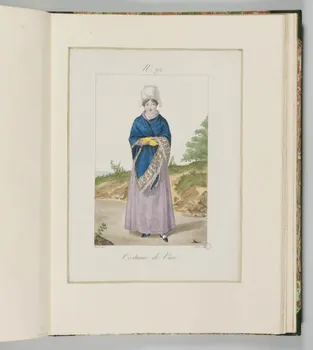 Louis-Marie Lanté ; Georges-Jacques Gatine ; Bernard Mancel élément d'ensemble Costume de Vire. 1822-1832 1990.59.92 Photo
